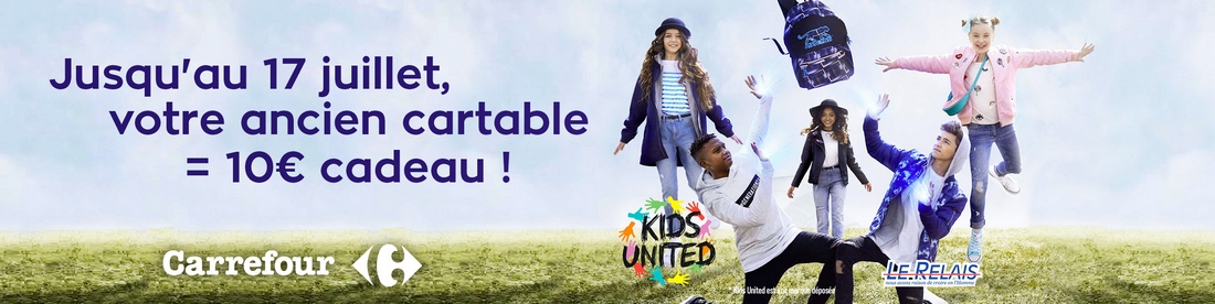 Carrefour reprend votre ancien cartable contre 10€ cadeau !