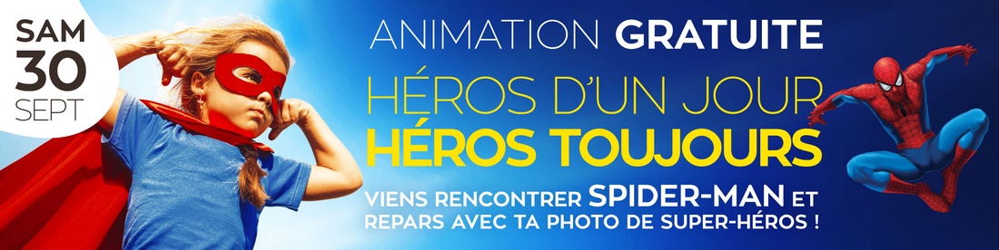 Animation gratuite : Révèle le super-héros qui est en toi !