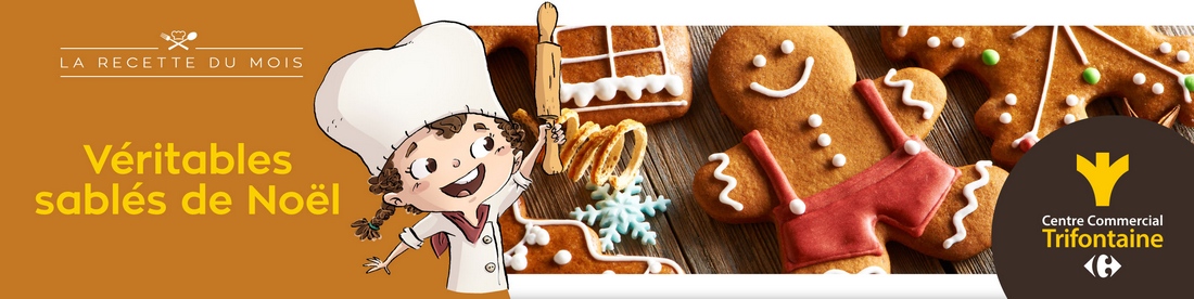 Recette du mois : véritables sablés de Noël