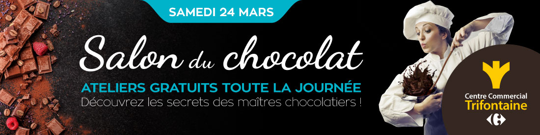 Samedi 24 mars : venez découvrir le Salon du Chocolat !