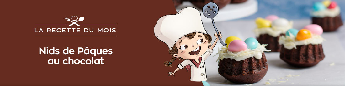 Nids de Pâques au chocolat