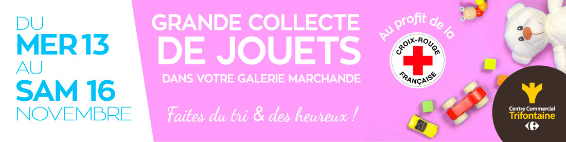 Grande collecte de jouets pour La Croix Rouge !