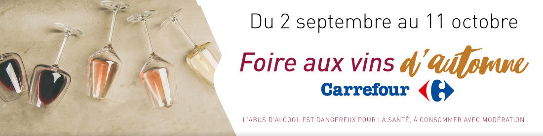 Carrefour : foire aux vins d’automne 2020