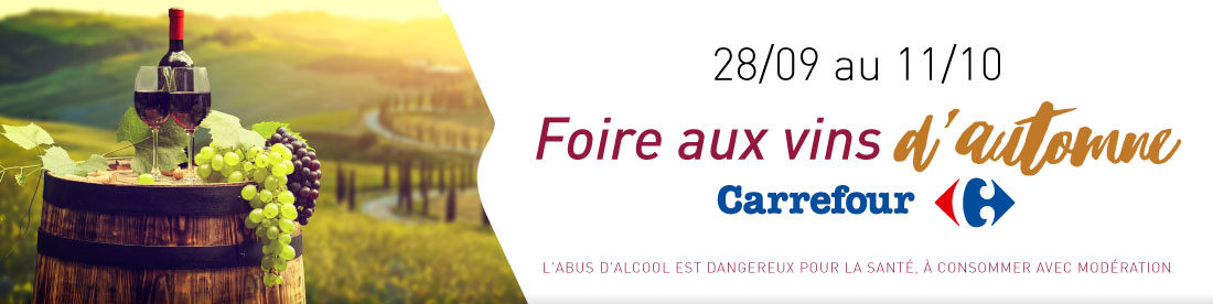 Carrefour : foire aux vins d’automne 2021