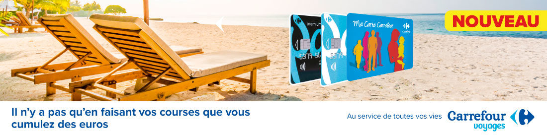 Carrefour Voyages : cumulez des euros !