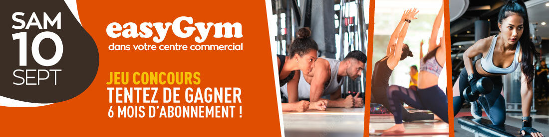 EasyGym transforme le centre commercial en salle de sport